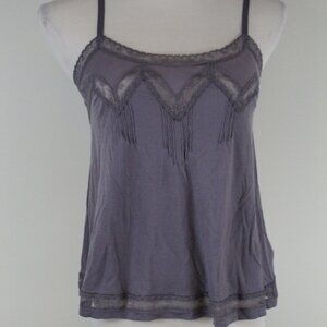 Kimchi Blue Lavender Lace Trim Cami S Urban Outfitters Boho Y2K Spaghetti Strap